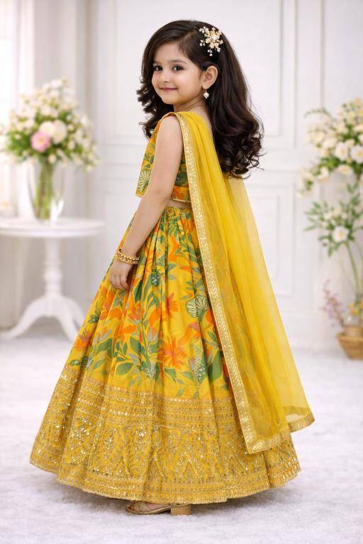 Trending Sequins Embroidered Georgette Kids clothing suppliers in Kolkata